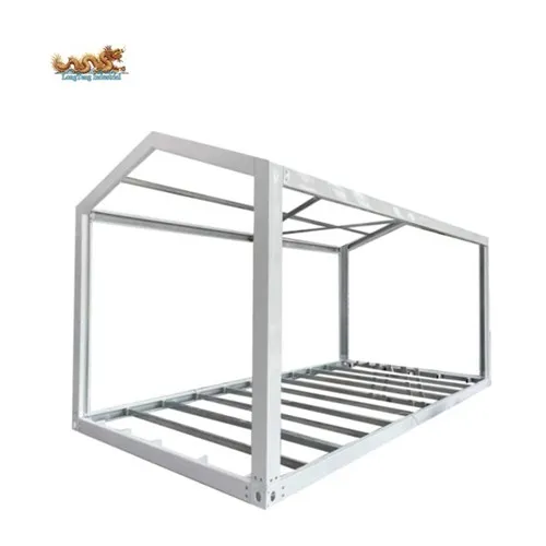 20 láb előregyártott, lapos csomagolású konténerkeret